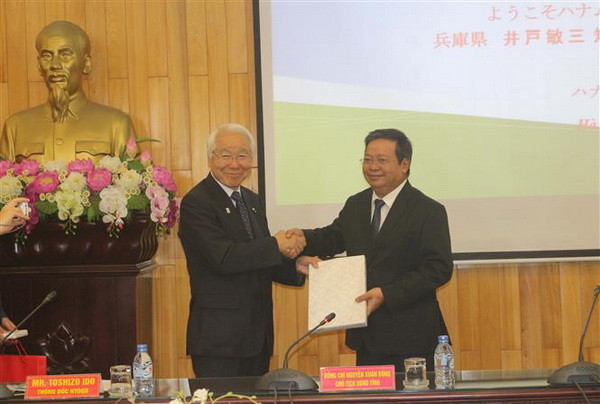 Tăng cường hợp tác giữa tỉnh Hyogo của Nhật Bản và tỉnh Hà Nam ảnh 1