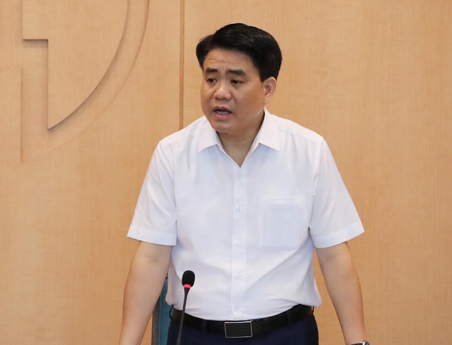 Ông Nguyễn Đức Chung. (Ảnh: Lâm Khánh/TTXVN) Tạm đình chỉ công tác Chủ tịch Thành phố Hà Nội Nguyễn Đức Chung ảnh 1