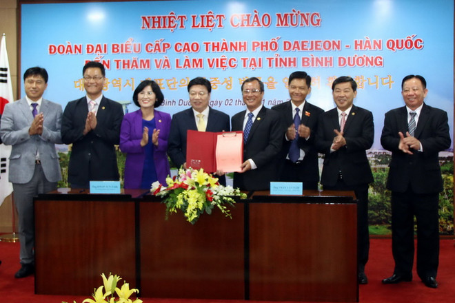 Tỉnh Bình Dương và thành phố Deajeon tăng cường hợp tác ảnh 1