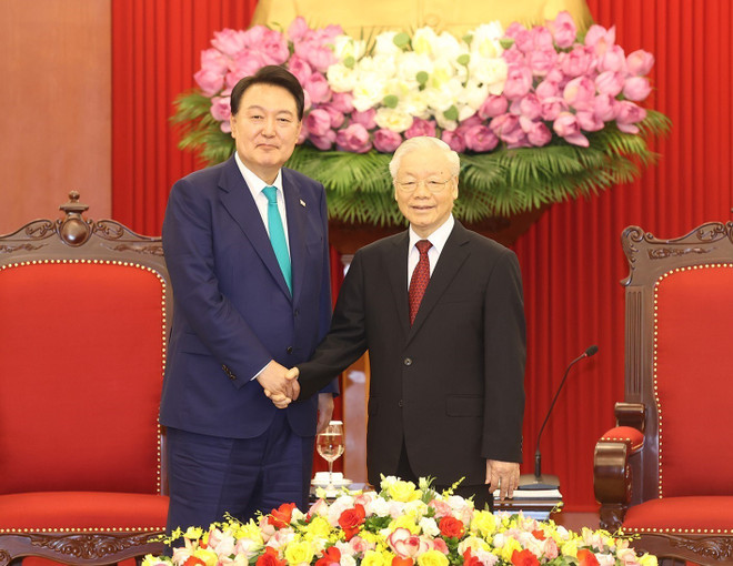 Báo Hàn Quốc đưa tin đậm nét về chuyến thăm Việt Nam của Tổng thống ảnh 1