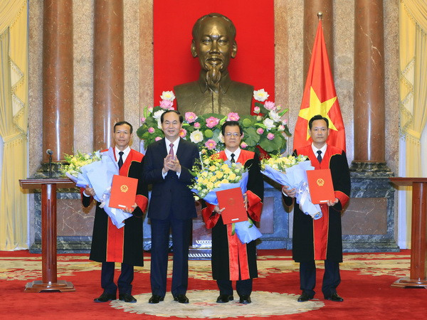 Trao quyết định bổ nhiệm các chức danh Tòa án nhân dân tối cao ảnh 1