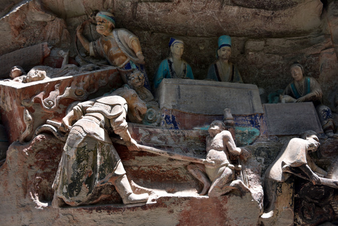 Độc đáo công trình Điêu khắc trên đá Đại Túc ở Trùng Khánh ảnh 5