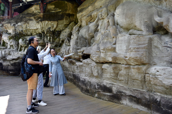 Độc đáo công trình Điêu khắc trên đá Đại Túc ở Trùng Khánh ảnh 2