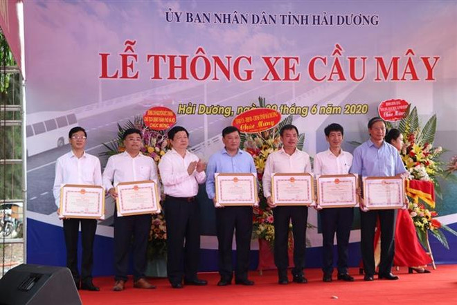 Thông xe cầu Mây kết nối giữa Quốc lộ 5 và Quốc lộ 18 ảnh 2