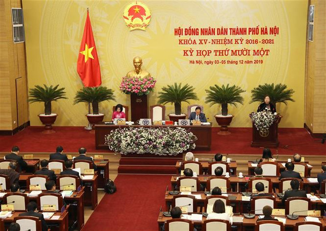 Bế mạc Kỳ họp thứ 11 Hội đồng Nhân dân thành phố Hà Nội khóa XV ảnh 1