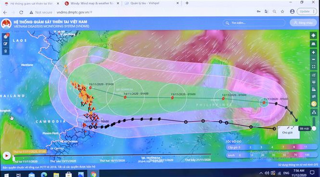 Bão số 13 khó đoán định, khả năng đổ bộ vào Trung Trung Bộ đêm 13/11 ảnh 1