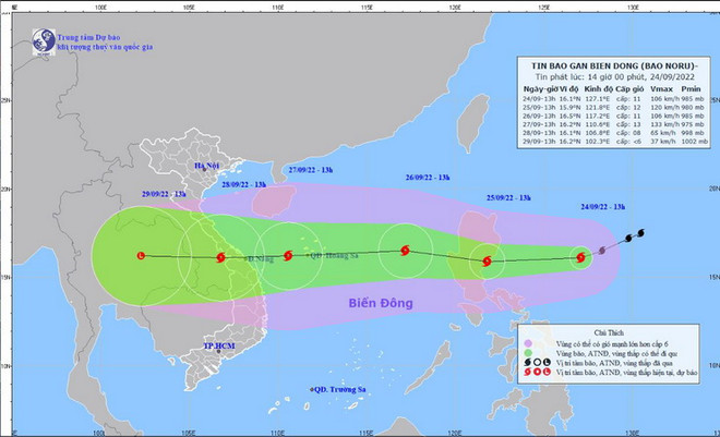 Đảm bảo an toàn đê điều, ứng phó bão Noru chuẩn bị đi vào Biển Đông ảnh 1