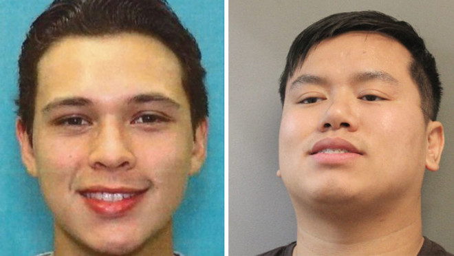 Jaiden Nguyen (trái) và Polie Phan. (Nguồn: ABC) TP.HCM: Bắt giữ Polie Phan theo Lệnh Truy nã Đỏ của INTERPOL ảnh 1