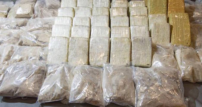 Tang vật thu được trong một vụ án. (Nguồn: Europol) Bắt 400 đối tượng trong đường dây buôn bán ma túy lớn ở châu Âu ảnh 1
