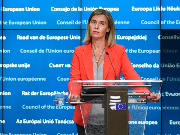 Đại diện cấp cao của Liên minh châu Âu (EU) về chính sách an ninh và đối ngoại Federica Mogherini. (Ảnh: AFP/TTXVN) EU không có ý định trừng phạt Nga liên quan đến xung đột Syria ảnh 1
