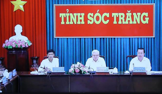 Thủ tướng Nguyễn Xuân Phúc làm việc trực tuyến với tỉnh Sóc Trăng ảnh 2