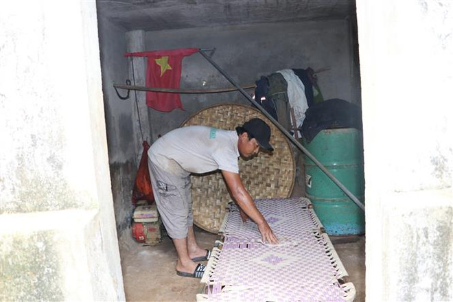 Nhiều hộ dân vùng ven biển Quảng Ngãi xây hầm trú bão ảnh 2