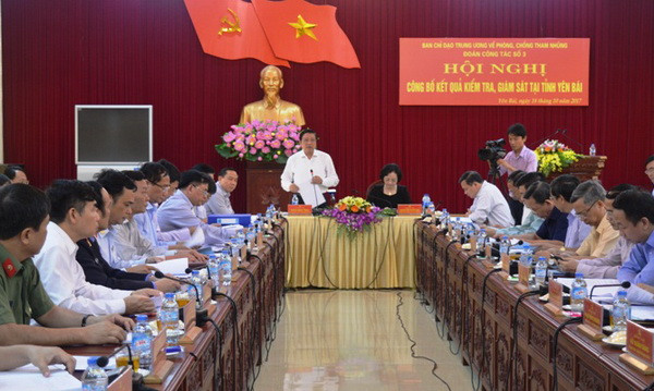 Công tác phòng chống tham nhũng trên địa bàn Yên Bái còn hạn chế ảnh 1