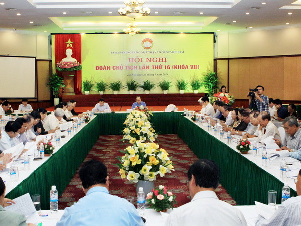 Hội nghị Đoàn Chủ tịch, Ủy ban TW Mặt trận Tổ quốc Việt Nam ảnh 1