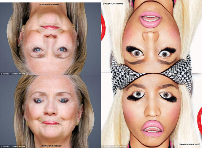 Dân mạng lên cơn sốt với làn sóng lộn ngược ảnh người nổi tiếng ảnh 3