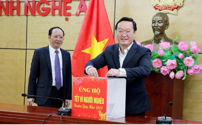 Nghệ An: Ba số tài khoản tiếp nhận đóng góp, ủng hộ Tết Vì người nghèo ảnh 1