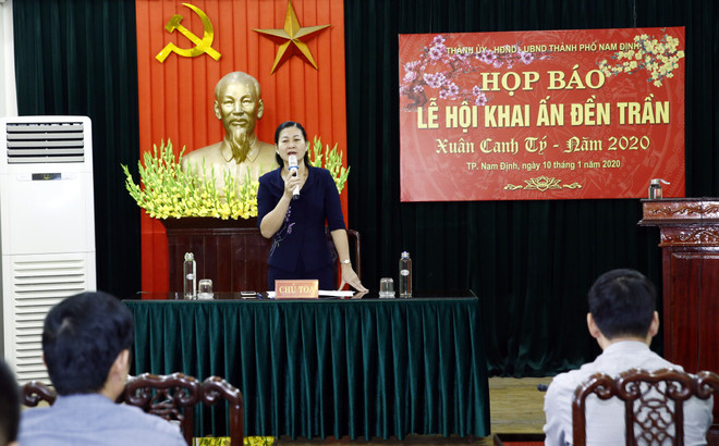 Đảm bảo an ninh trật tự lễ Khai ấn đền Trần năm Canh Tý ảnh 1