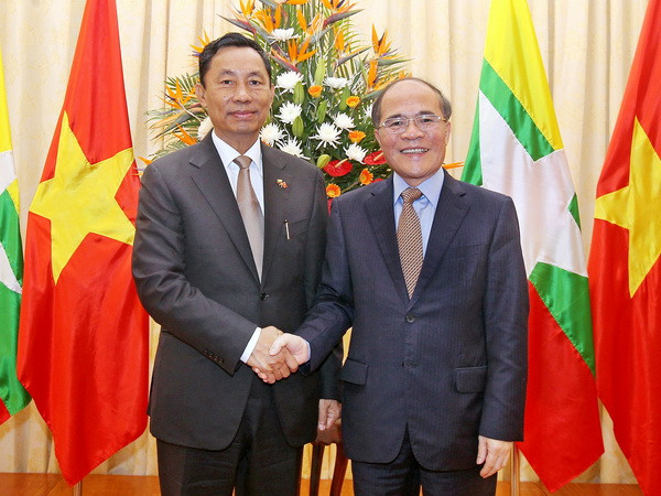 Đưa quan hệ cơ quan lập pháp Việt Nam-Myanmar lên tầm mới ảnh 1
