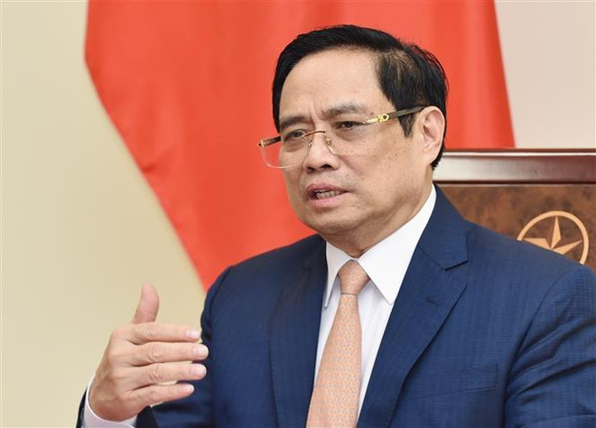 Thủ tướng Phạm Minh Chính điện đàm với Thủ tướng Hàn Quốc Kim Boo Kyum ảnh 1