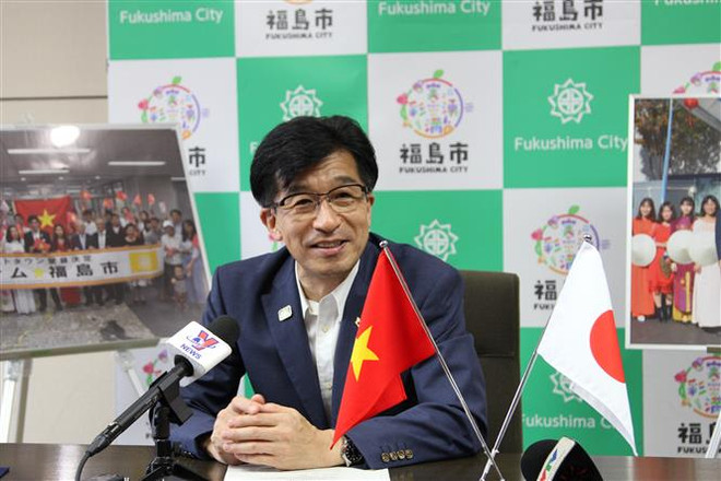Thị trưởng và người dân Fukushima 'tiếp lửa' đoàn thể thao Việt Nam ảnh 2