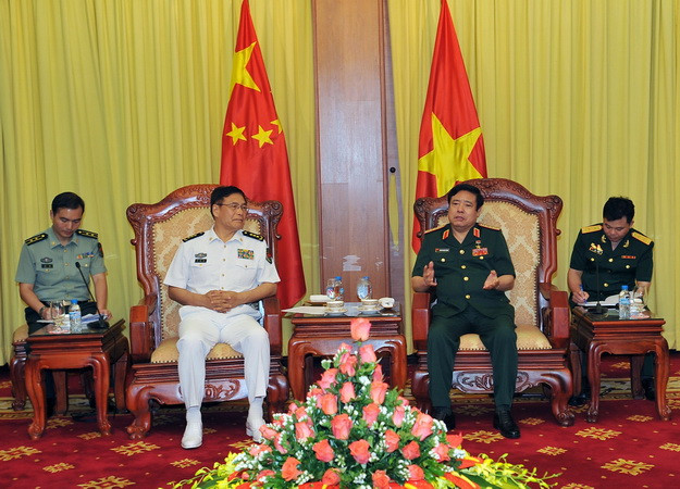 Bộ trưởng Phùng Quang Thanh tiếp Đoàn Bộ Quốc phòng Trung Quốc ảnh 1