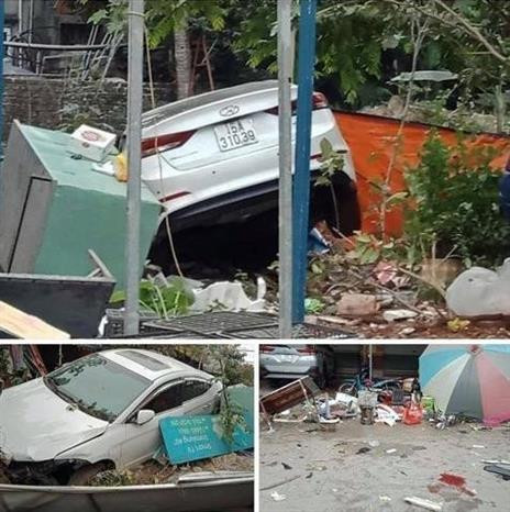 Hải Phòng: ''Xe điên'' lao vào chợ khiến nhiều người bị thương ảnh 2