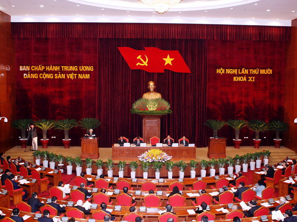 Ngày làm việc thứ tư Hội nghị 10 Ban chấp hành TW khóa XI ảnh 1