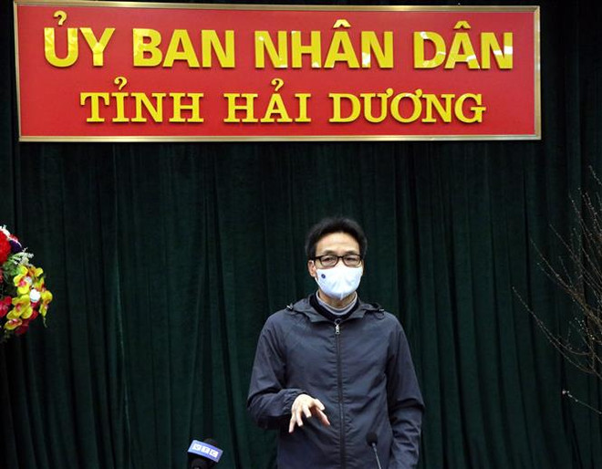Phó Thủ tướng Vũ Đức Đam kiểm tra phòng chống dịch tại Hải Dương ảnh 2