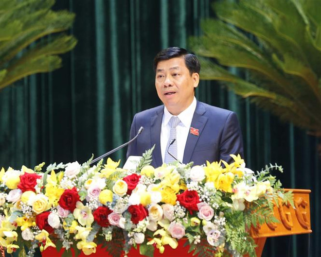 Ông Dương Văn Thái được bầu giữ chức Bí thư Tỉnh ủy Bắc Giang. (Ảnh: Doãn Tấn/TTXVN) Ông Dương Văn Thái được bầu giữ chức Bí thư Tỉnh ủy Bắc Giang ảnh 1