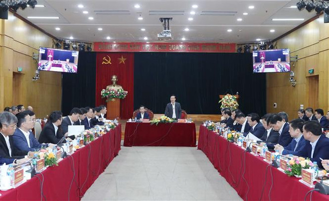 Thường trực Ban Bí thư làm việc với Đảng ủy Khối Doanh nghiệp TW ảnh 2