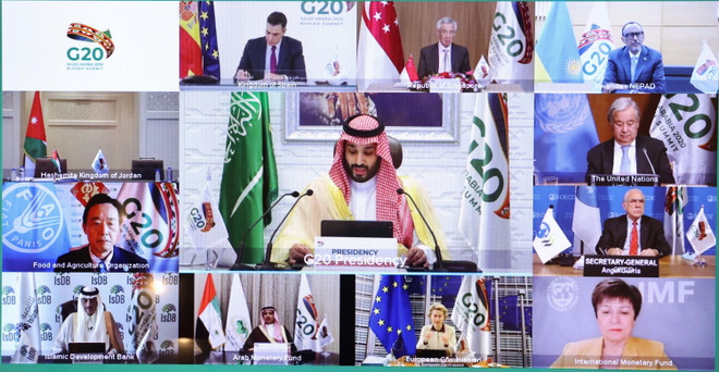 [Photo] Thủ tướng Nguyễn Xuân Phúc dự phiên thảo luận Hội nghị G20 ảnh 8