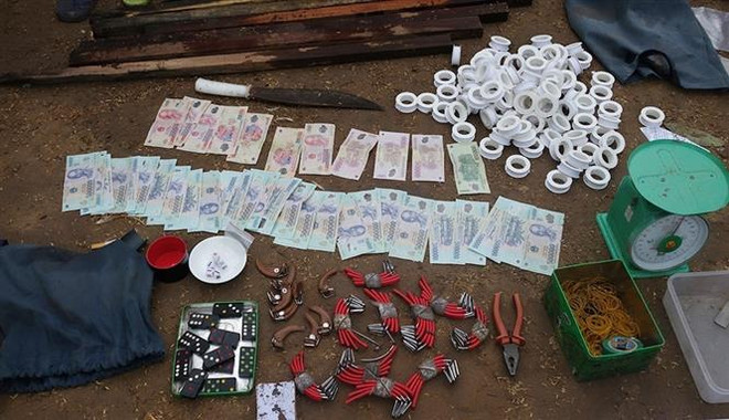 An Giang triệt phá sới bạc lớn ở vùng biên, bắt giữ 150 đối tượng ảnh 2