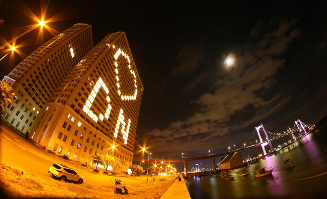 Đà Nẵng thắp sáng hình ảnh trái tim cùng chung tay đẩy lùi COVID-19 ảnh 2