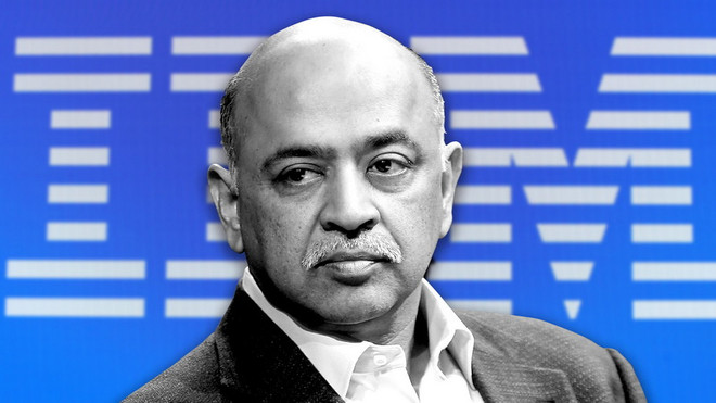 Giám đốc điều hành IBM Arvind Krishna. (Nguồn: Getty Images) Doanh thu quý 1 giảm sút ảnh hưởng đến giá cổ phiếu của IBM ảnh 1