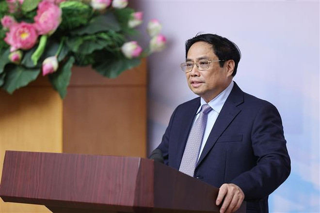 Thủ tướng Phạm Minh Chính chủ trì hội nghị về ổn định kinh tế vĩ mô ảnh 1