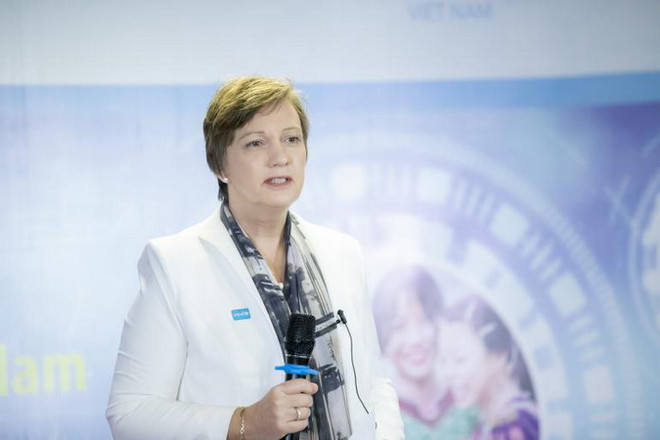 Bà Rana Flowers, Quyền Điều phối viên thường trú Liên hợp quốc tại Việt Nam (Nguồn: UNICEF Việt Nam) Quyền Điều phối viên thường trú LHQ: Việt Nam là thành viên năng động ảnh 1