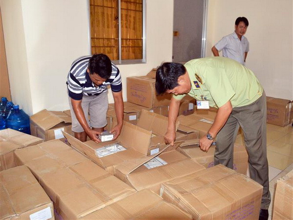 Thu giữ lượng lớn mỹ phẩm N-Collagen không nguồn gốc chuẩn bị tiêu thụ ảnh 1