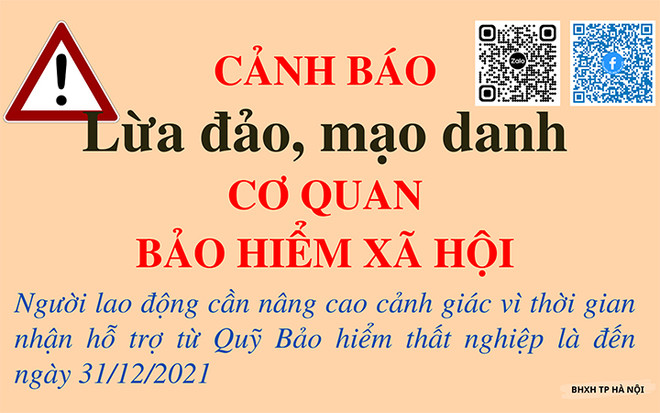 (Nguồn: BHXN Hà Nội) Nâng cao cảnh giác khi nhận tin nhắn lừa đảo thông báo về nhận trợ cấp ảnh 1