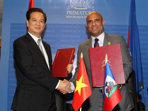 Toàn văn tuyên bố chung cấp cao giữa Việt Nam và Haiti ảnh 1