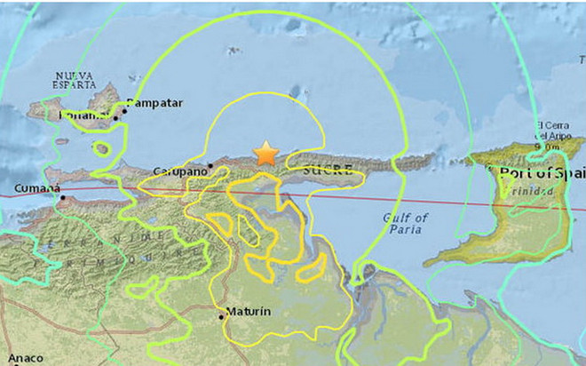 Động đất mạnh 7,3 độ Richter ở Venezuela, nhiều tòa nhà bị rung lắc ảnh 1