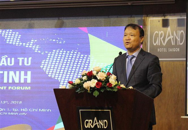 Ông Đỗ Thắng Hải, Thứ trưởng Bộ Công Thương phát biểu khai mạc Diễn đàn. (Ảnh: Xuân Anh/TTXVN) Đẩy mạnh hợp tác thương mại, đầu tư với khu vực Mỹ Latinh ảnh 1