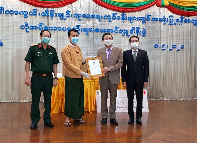 Cộng đồng người Việt tại Myanmar ủng hộ Vùng Yangon chống COVID-19 ảnh 1