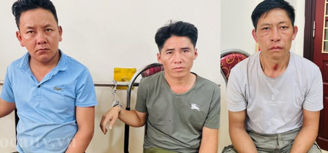 Các đối tượng trong đường dây mua bán ma túy liên tỉnh. ( Nguồn: Đài Phát thanh-Truyền hình Lào Cai) Lào Cai: Triệt xóa đường dây mua bán ma túy liên tỉnh, bắt 3 đối tượng ảnh 1