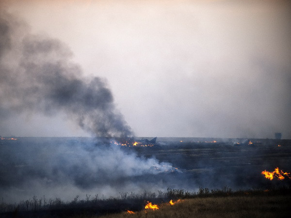 Sukhoi của quân đội Ukraine bị bắn rơi gần hiện trường MH17 ảnh 1