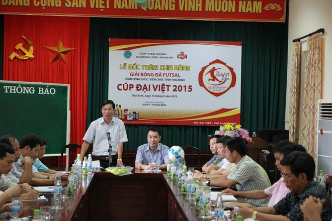 Khởi tranh giải bóng đá Futsal Thái Bình tranh cúp Đại Việt 2015 ảnh 2