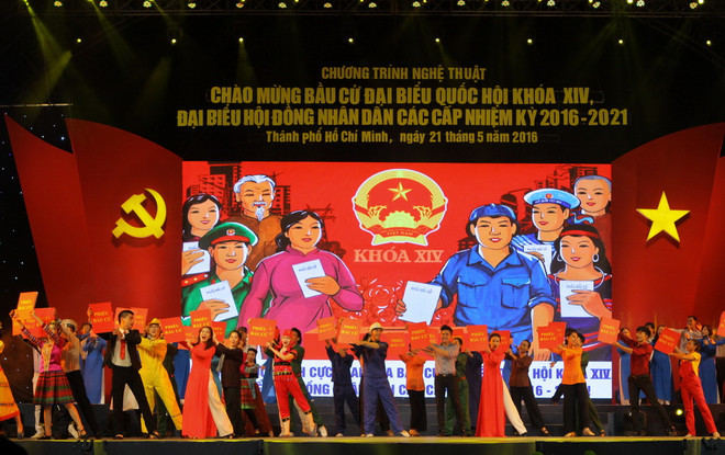 Chương trình nghệ thuật “Ngày hội non sông" chào mừng ngày bầu cử ảnh 1