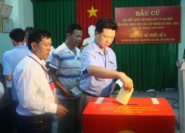 Đồng Tháp đã bầu đủ 63 đại biểu Hội đồng Nhân dân tỉnh khóa IX ảnh 1