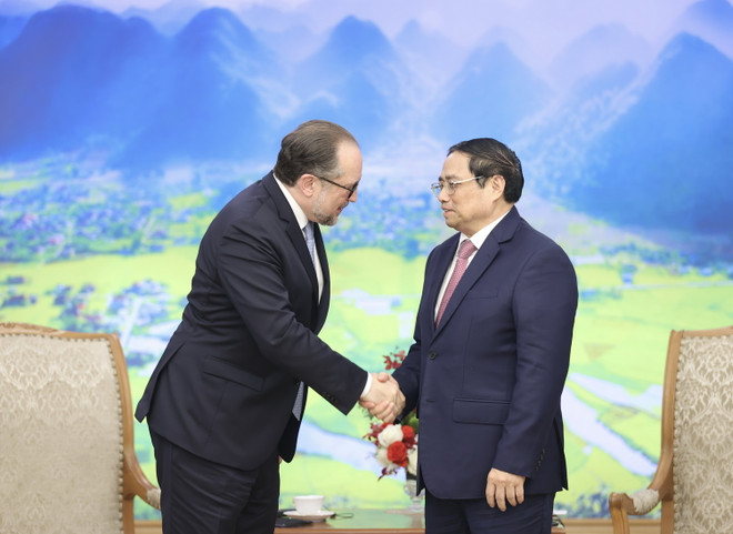 [Photo] Hoạt động ngoại giao của Thủ tướng Phạm Minh Chính ngày 17/4 ảnh 1