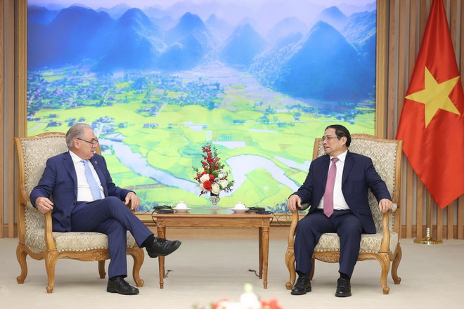 [Photo] Hoạt động ngoại giao của Thủ tướng Phạm Minh Chính ngày 17/4 ảnh 7