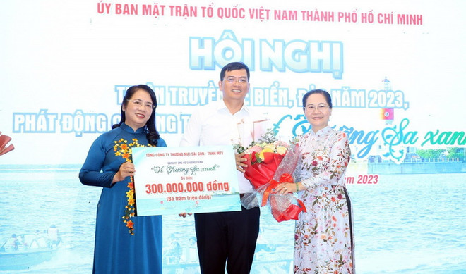 TP HCM: Phấn đấu vận động được 76 tỷ đồng "Vì Trường Sa xanh" ảnh 1